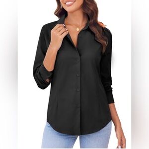 Classic Black Women's Blouse. Run M